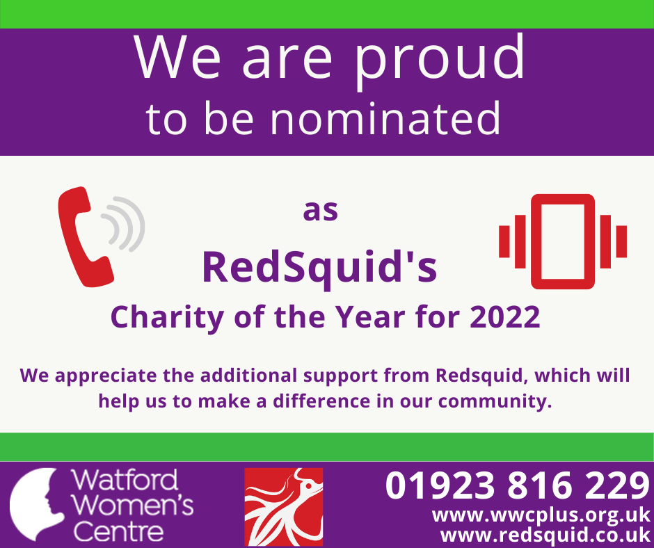 We are proud to be nominated as RedSquid's Charity of the Year